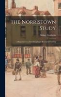 The Norristown Study; a Experiment in Interdisciplinary Research Training