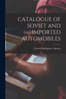 Catalogue of Soviet and Imported Automobiles