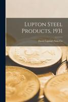 Lupton Steel Products, 1931