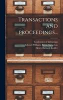 Transactions and Proceedings...
