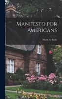 Manifesto for Americans