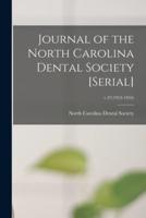 Journal of the North Carolina Dental Society [Serial]; V.37(1953-1954)