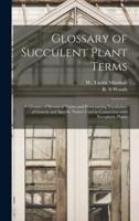 Glossary of Succulent Plant Terms