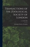 Transactions of the Zoological Society of London; v.14 (1896-1898)