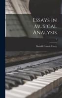 Essays in Musical Analysis; 2