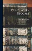 Paine Family Records