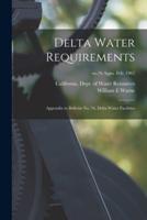 Delta Water Requirements