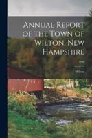 Annual Report of the Town of Wilton, New Hampshire; 1956