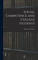 Social Competence and College Students