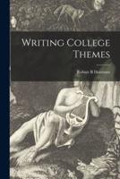 Writing College Themes