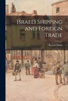 Israeli Shipping and Foreign Trade
