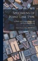 Specimens of Point Line Type