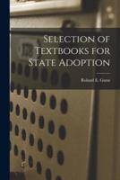 Selection of Textbooks for State Adoption
