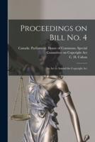 Proceedings on Bill No. 4