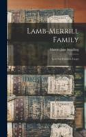 Lamb-Merrill Family