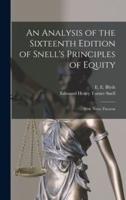 An Analysis of the Sixteenth Edition of Snell's Principles of Equity