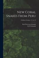 New Coral Snakes From Peru; Fieldiana Zoology V.12, No.10