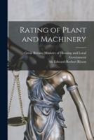 Rating of Plant and Machinery