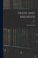 Deeds and Misdeeds; 1926