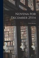 Novena for December 25th