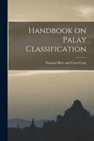 Handbook on Palay Classification