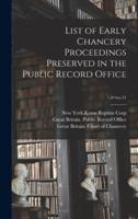 List of Early Chancery Proceedings Preserved in the Public Record Office; V.8=no.51