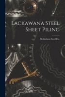Lackawana Steel Sheet Piling