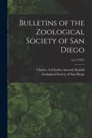 Bulletins of the Zoological Society of San Diego; No.2 (1927)