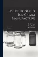 Use of Honey in Ice-Cream Manufacture