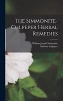 The Simmonite-Culpeper Herbal Remedies