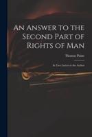 An Answer to the Second Part of Rights of Man