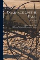 Drainage on the Farm; C304 Rev 1939