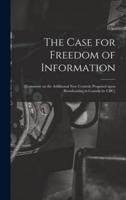 The Case for Freedom of Information