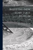 Bulletin - New York State Museum; No. 4 1888