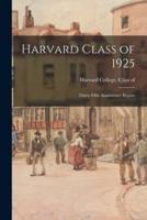 Harvard Class of 1925