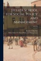 Heller School for Social Policy and Management; 1977/78