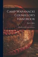 Camp Wapanacki Counselor's Handbook