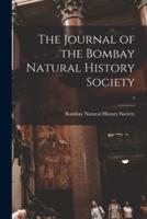 The Journal of the Bombay Natural History Society; 1
