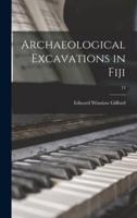 Archaeological Excavations in Fiji; 13
