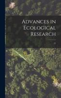 Advances in Ecological Research; 21