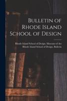 Bulletin of Rhode Island School of Design