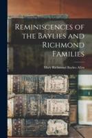 Reminiscences of the Baylies and Richmond Families