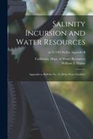 Salinity Incursion and Water Resources