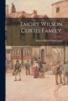 Emory Wilson Curtis Family.