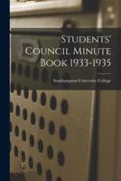 Students' Council Minute Book 1933-1935