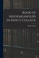 Book of Misdemeanours in King's College