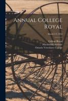 Annual College Royal; March 2-3, 1954