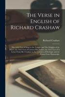 The Verse in English of Richard Crashaw