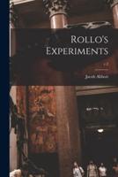 Rollo's Experiments; C.2