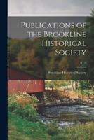Publications of the Brookline Historical Society; N1-3